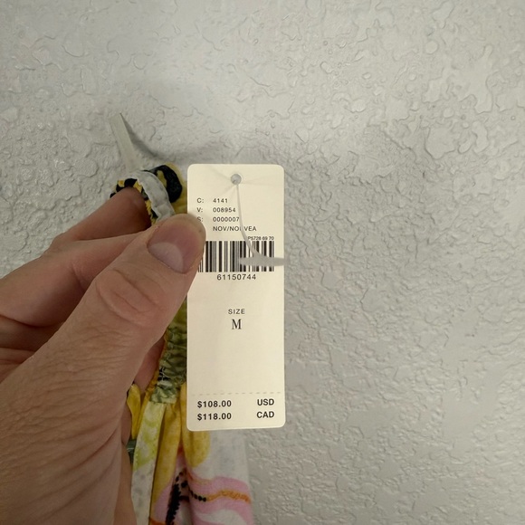 NWT Anthropologie Margaux Floral Multi color Sleeveless nightgown loungewear - Picture 9 of 12